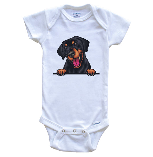 Doberman Pinscher Dog Breed Cute One Piece Baby Bodysuit v2