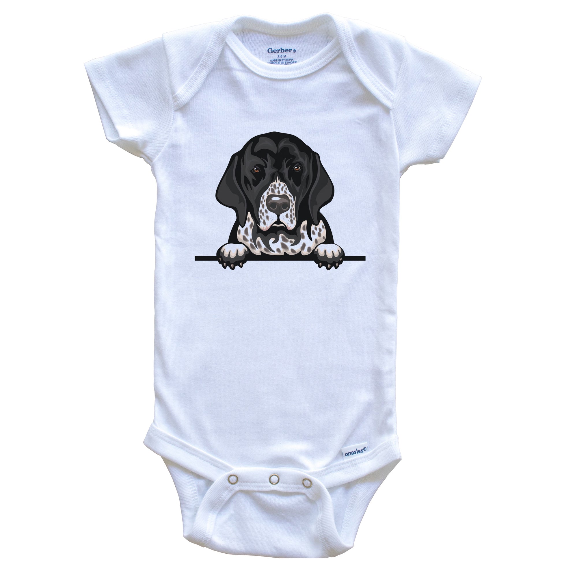 English Pointer Dog Breed Cute One Piece Baby Bodysuit