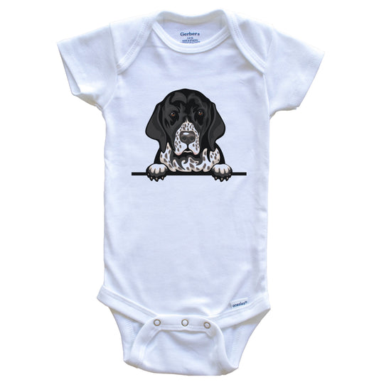 English Pointer Dog Breed Cute One Piece Baby Bodysuit