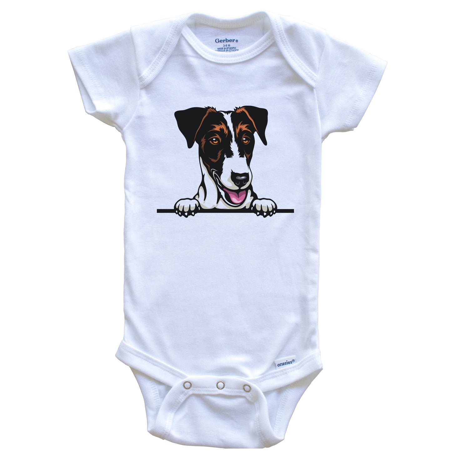Fox Terrier Dog Breed Cute One Piece Baby Bodysuit