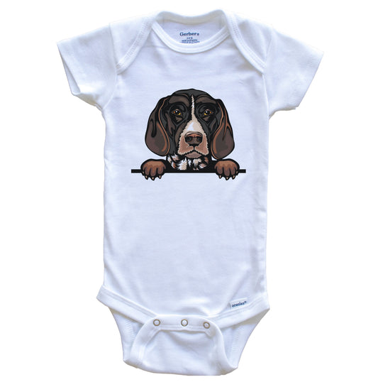 German Shorthaired Pointer Dog Breed Cute One Piece Baby Bodysuit