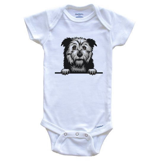 Glen of Imaal Terrier Dog Breed Cute One Piece Baby Bodysuit