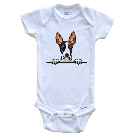 Ibizan Hound Dog Breed Cute One Piece Baby Bodysuit