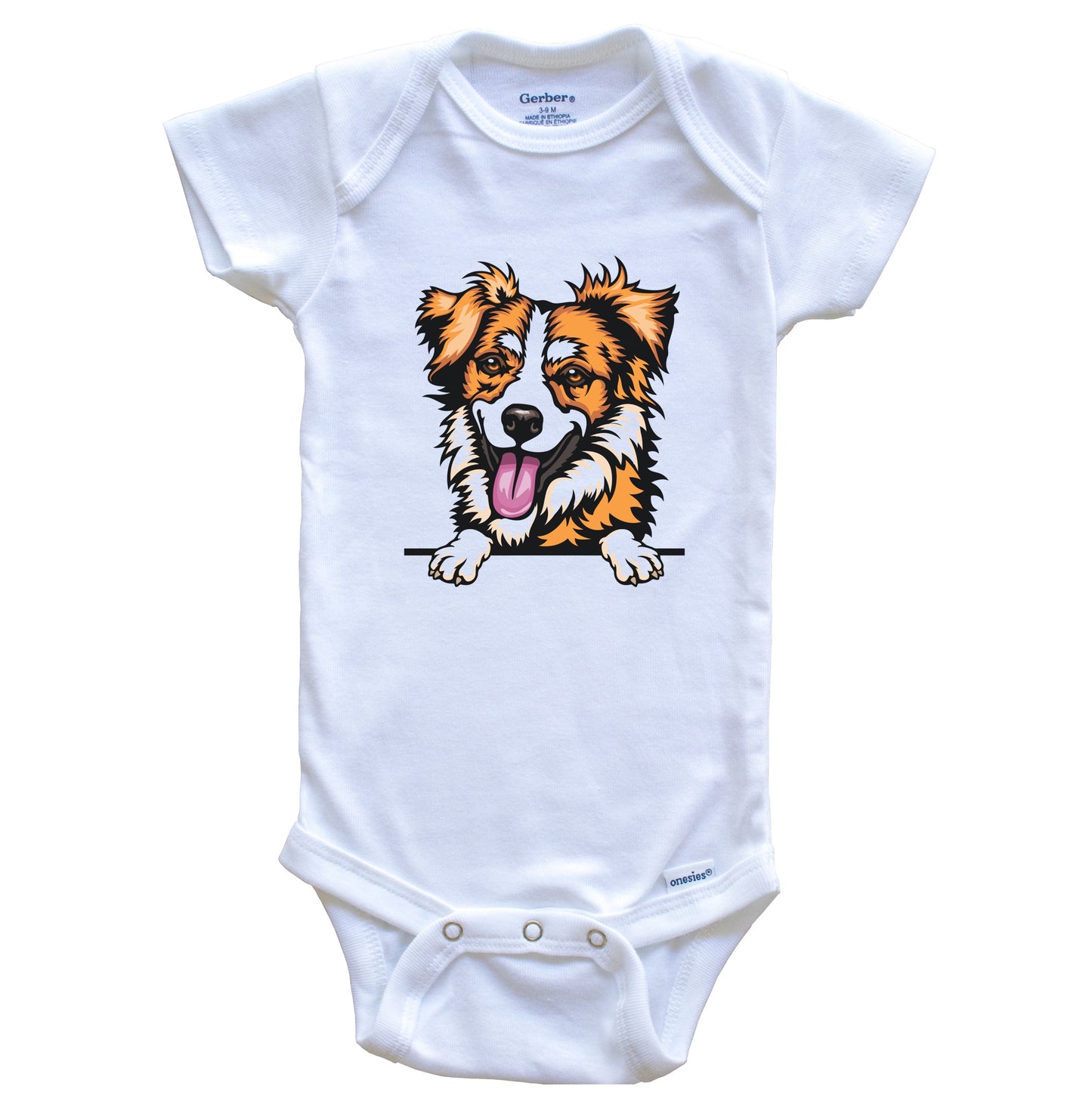 Kromfohrlander Dog Breed Cute One Piece Baby Bodysuit