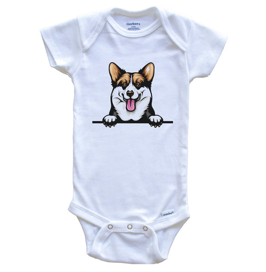 Pembroke Welsh Corgi Dog Breed Cute One Piece Baby Bodysuit