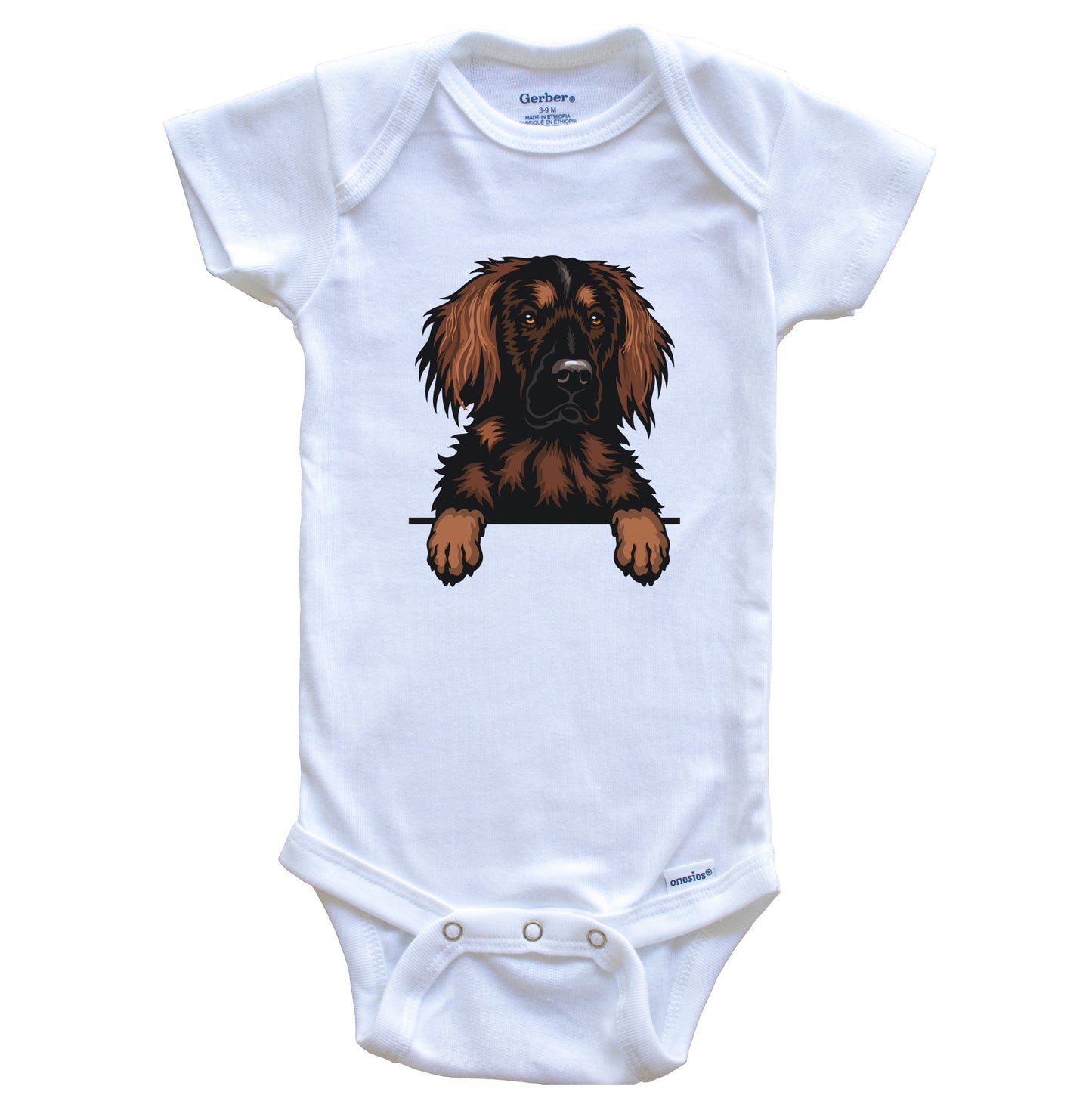 Small Munsterlander Dog Breed Cute One Piece Baby Bodysuit