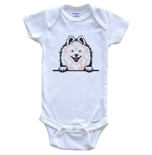 Volpino Dog Breed Cute One Piece Baby Bodysuit