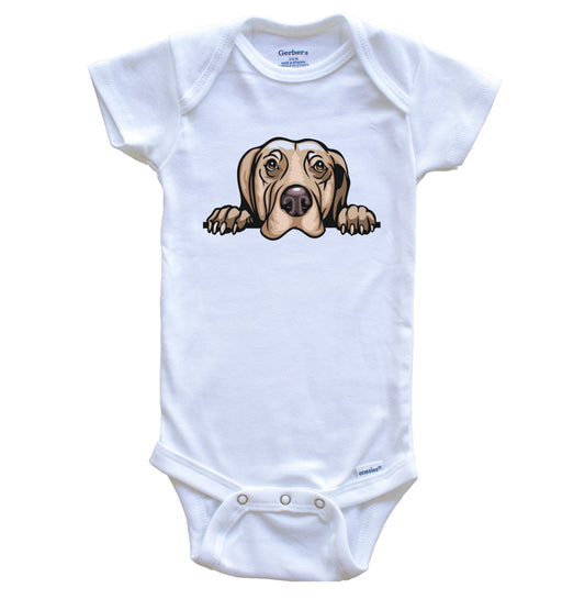 Weimaraner Dog Breed Cute One Piece Baby Bodysuit v2