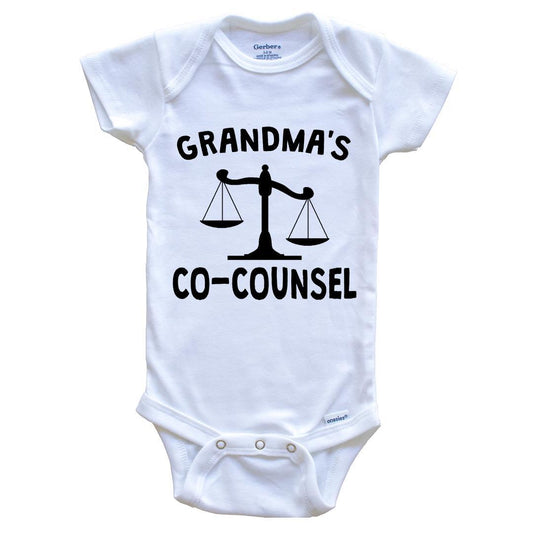 Grandma's Co-Counsel Funny Baby Onesie For Grandchild Of Lawyer