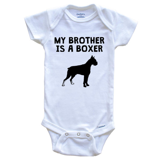My Brother Is A Boxer Baby Onesie