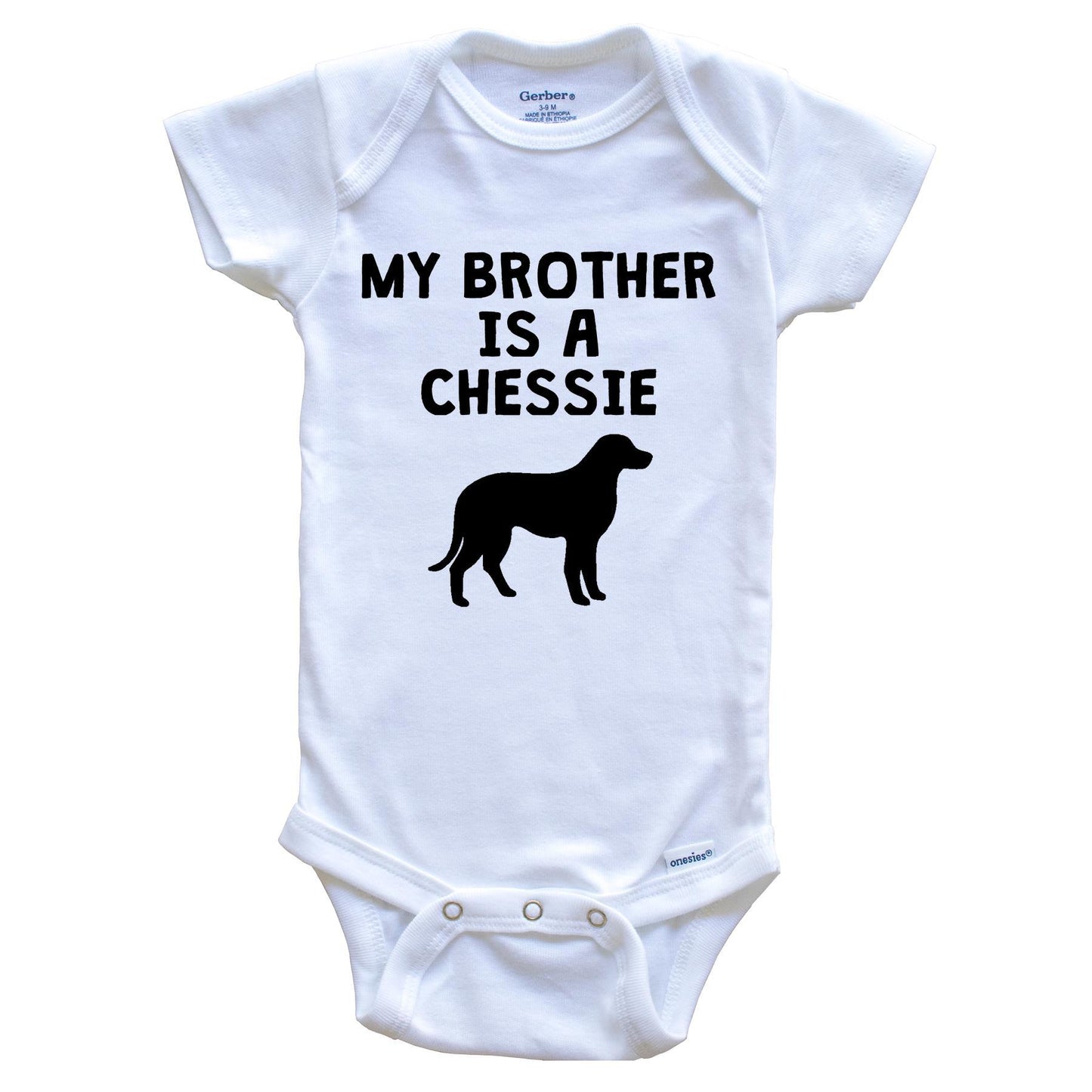 My Brother Is A Chessie Baby Onesie