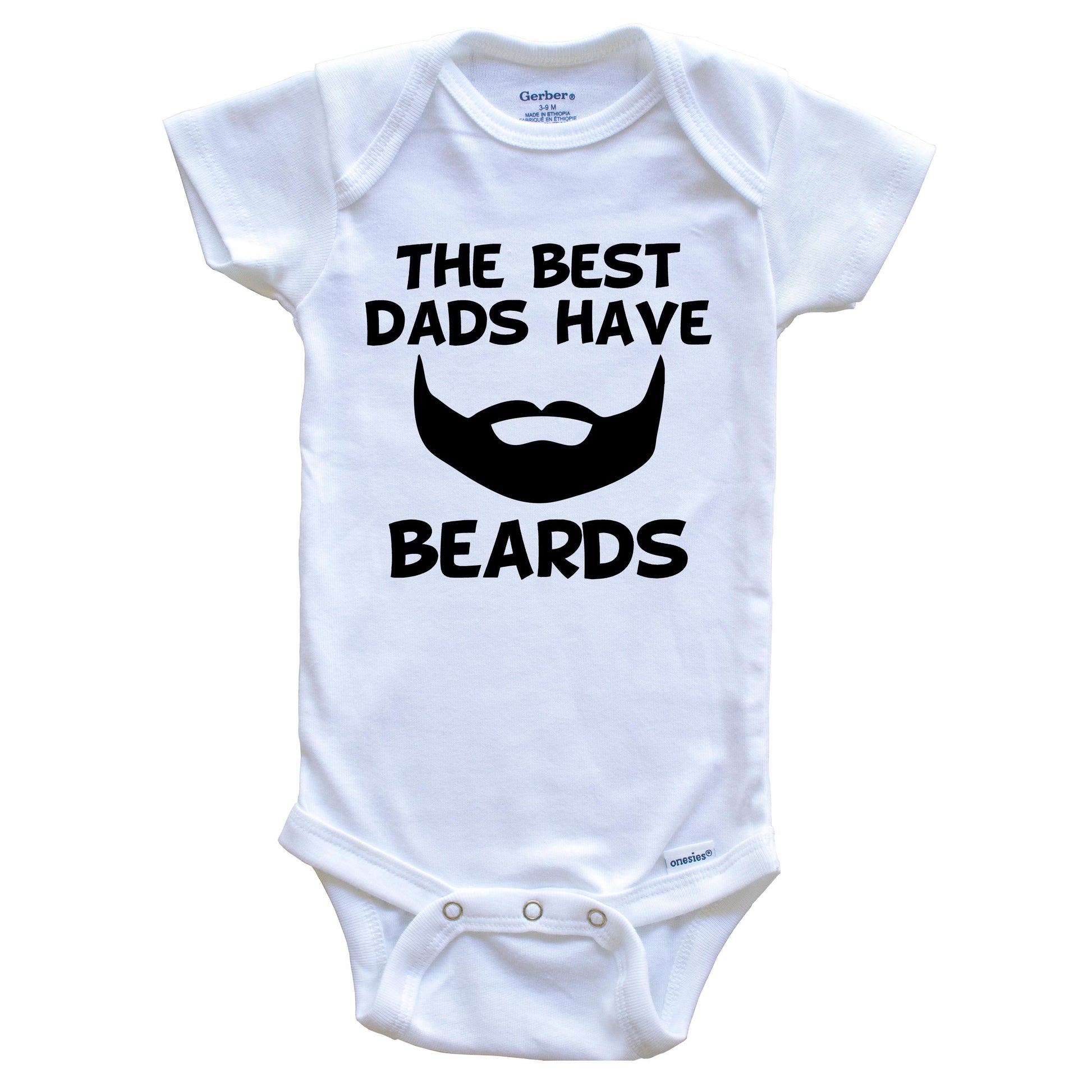 The Best Dads Have Beards Baby Onesie