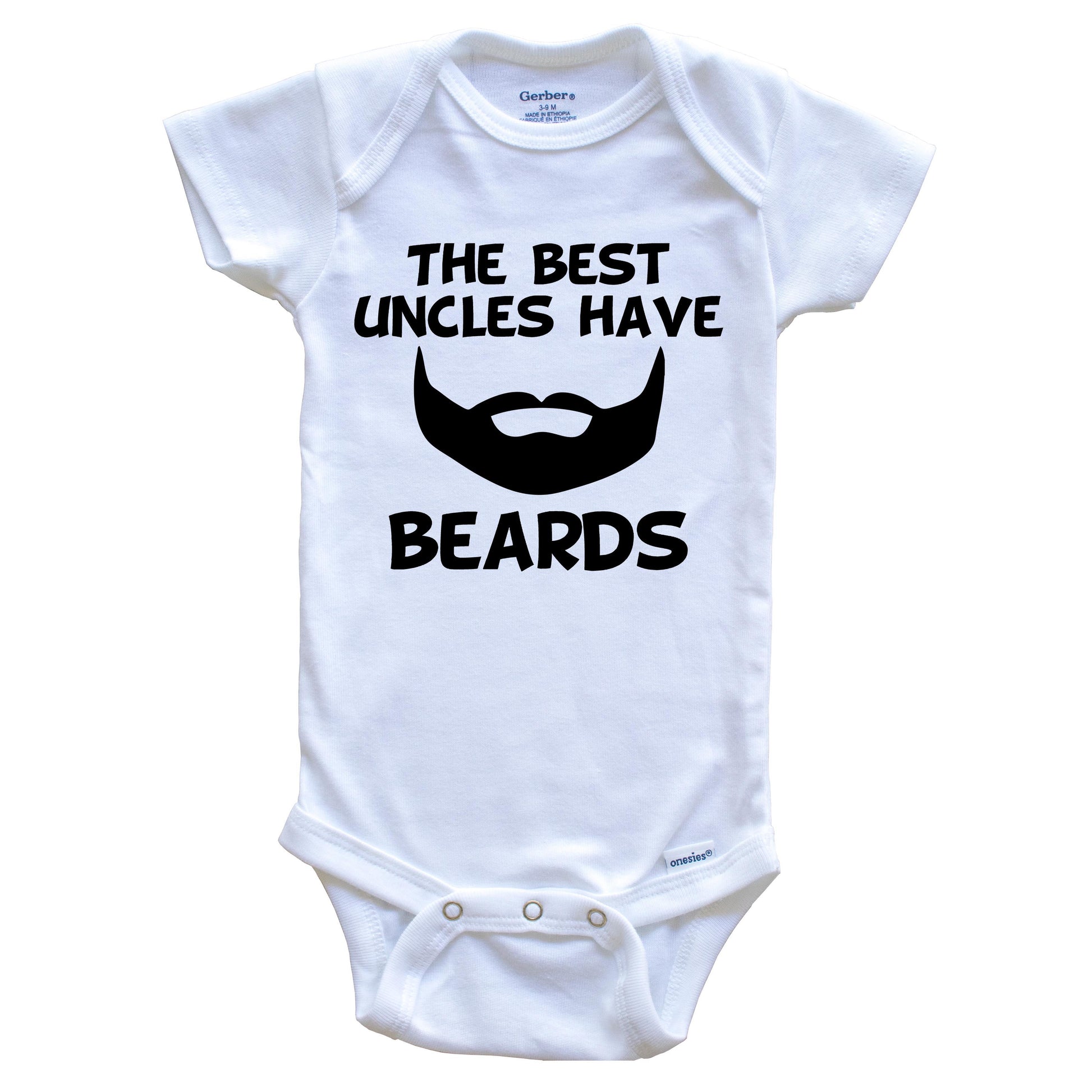The Best Uncles Have Beards Baby Onesie