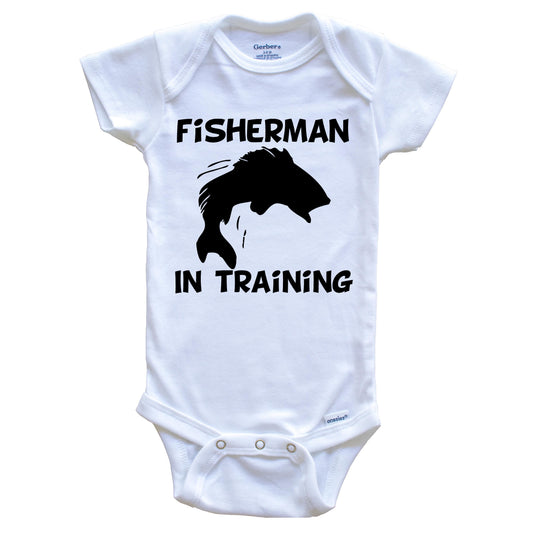 Fisherman In Training Fishing Baby Onesie