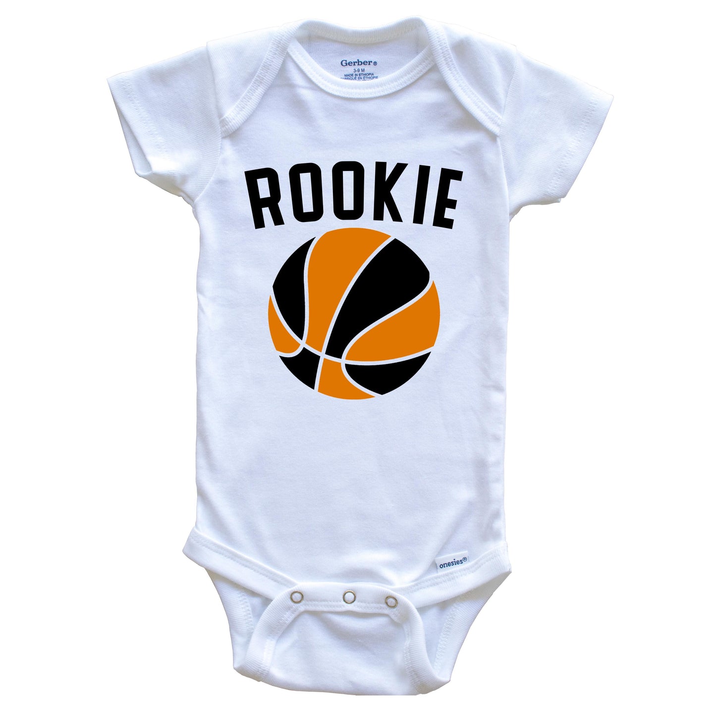 Basketball Rookie Baby Onesie