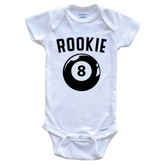 Billiards Rookie Baby Onesie