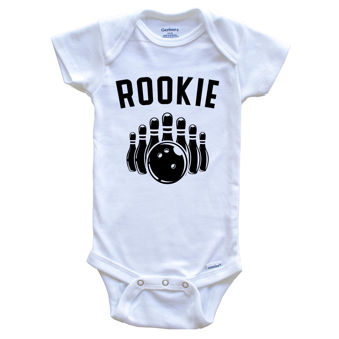 Bowling Rookie Baby Onesie