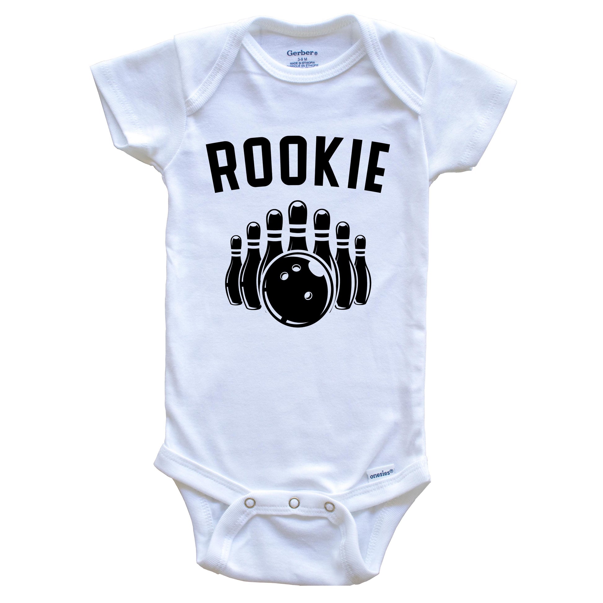 Bowling Rookie Baby Onesie