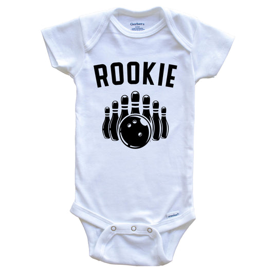 Bowling Rookie Baby Onesie