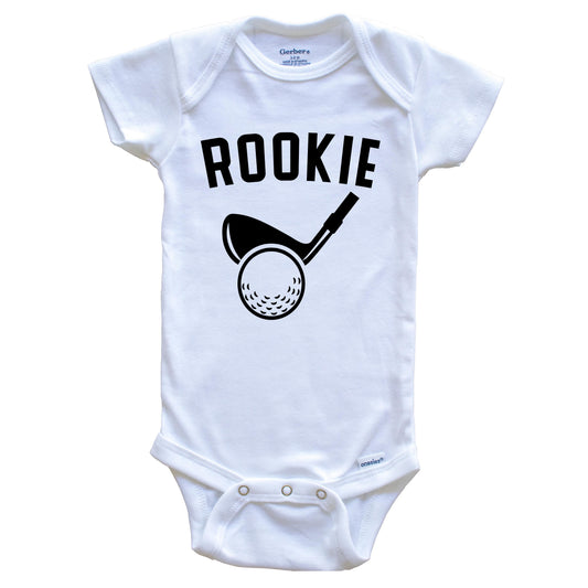 Golf Rookie Baby Onesie
