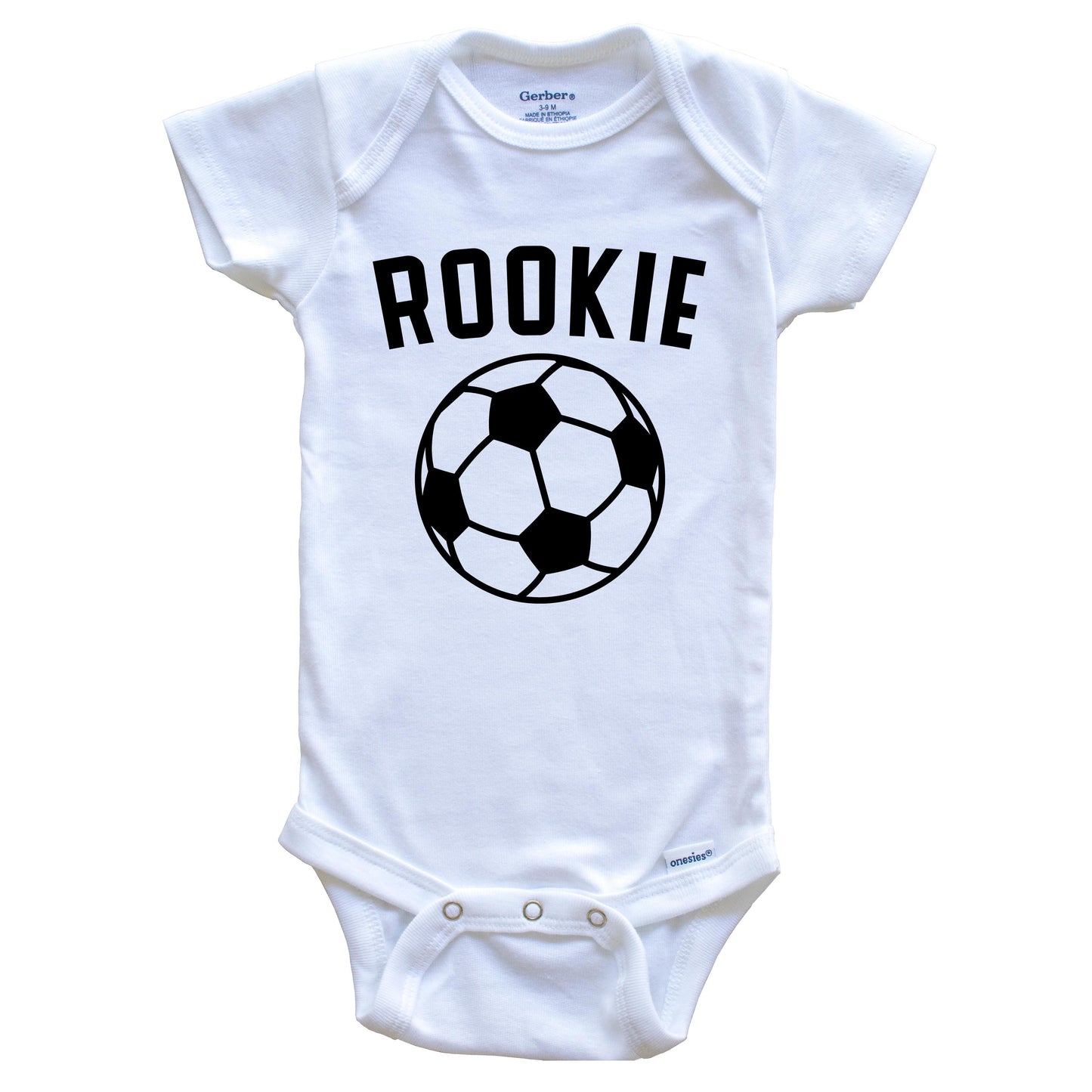 Soccer Rookie Baby Onesie
