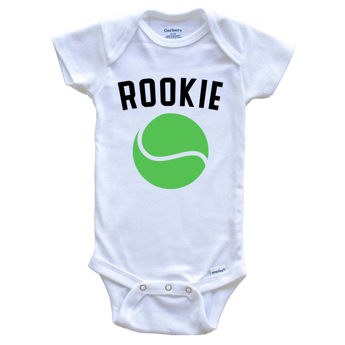 Tennis Rookie Baby Onesie