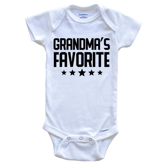 Grandma's Favorite Baby Onesie