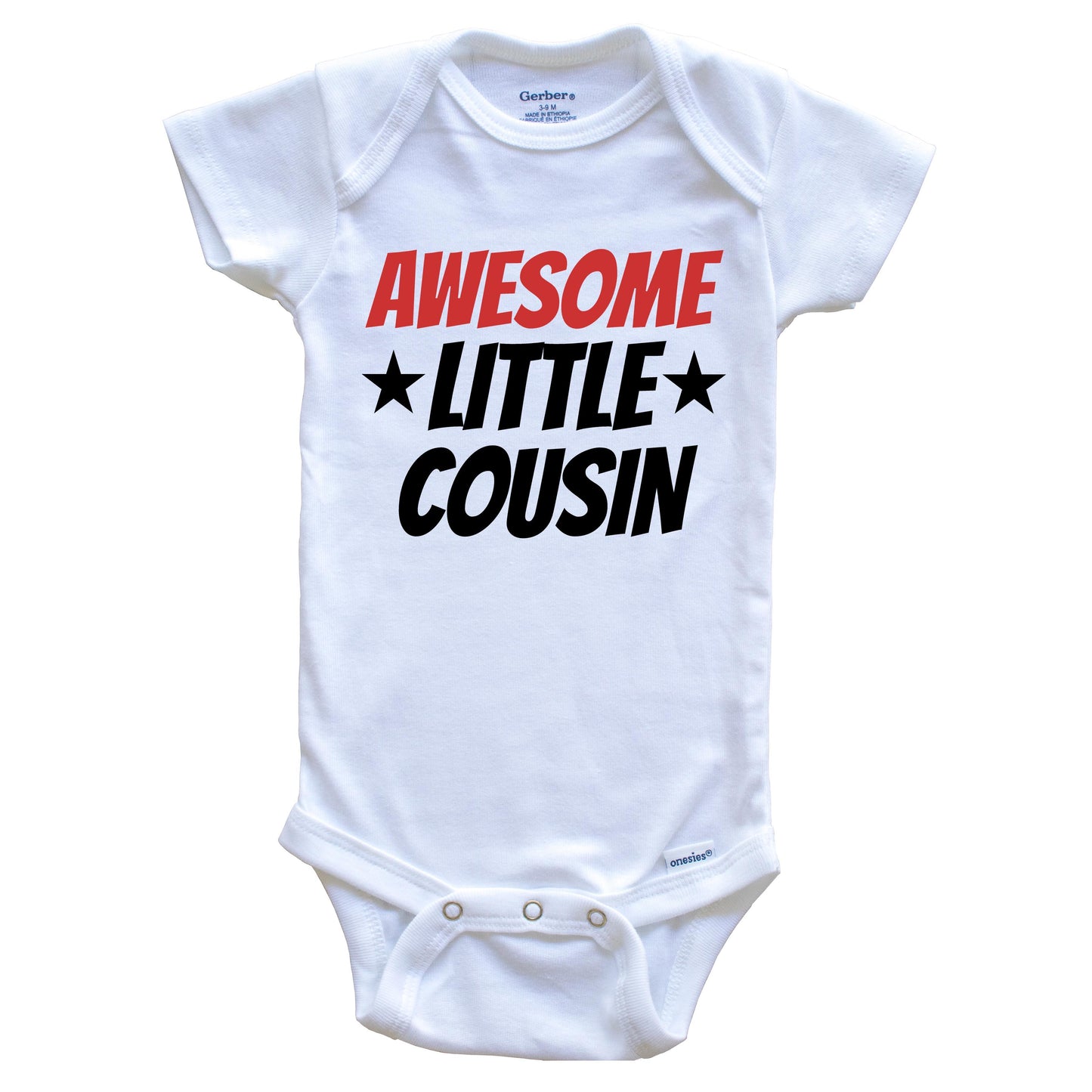 Awesome Little Cousin Baby Onesie