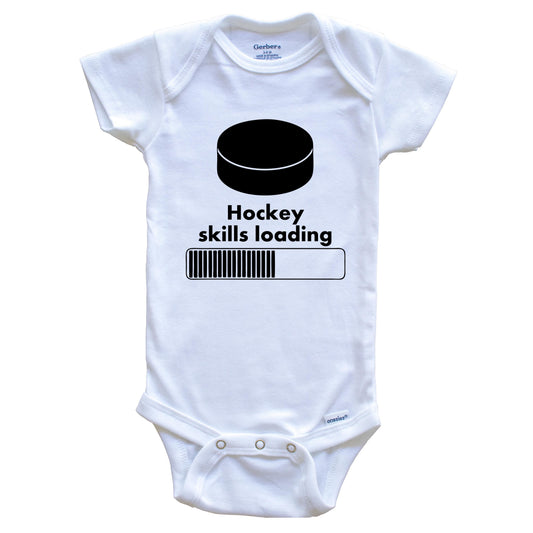 Hockey Skills Loading Funny Baby Onesie