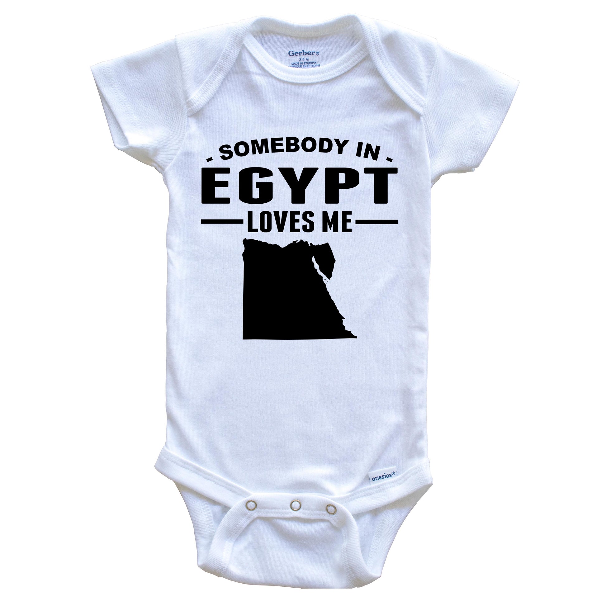 Somebody In Egypt Loves Me Baby Onesie