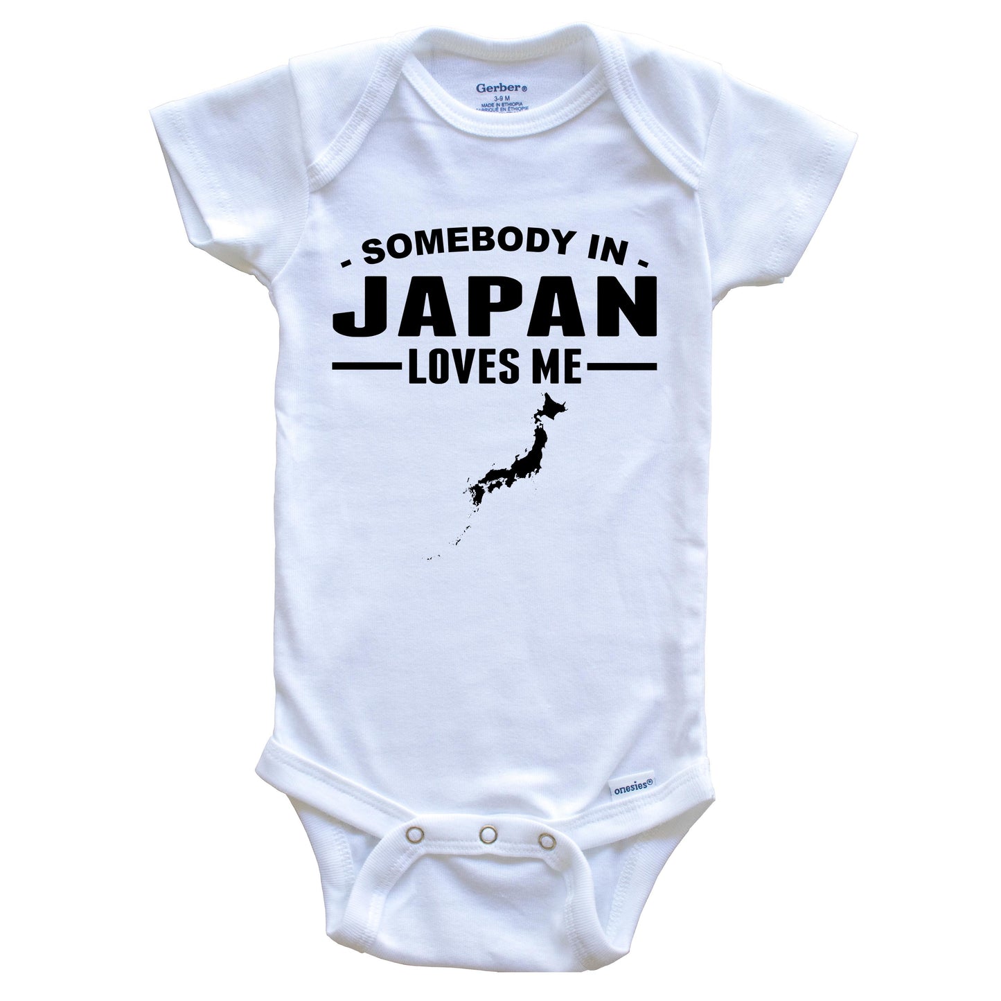 Somebody In Japan Loves Me Baby Onesie