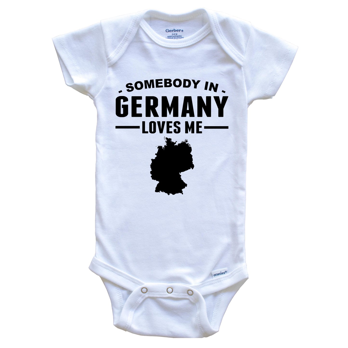 Somebody In Germany Loves Me Baby Onesie
