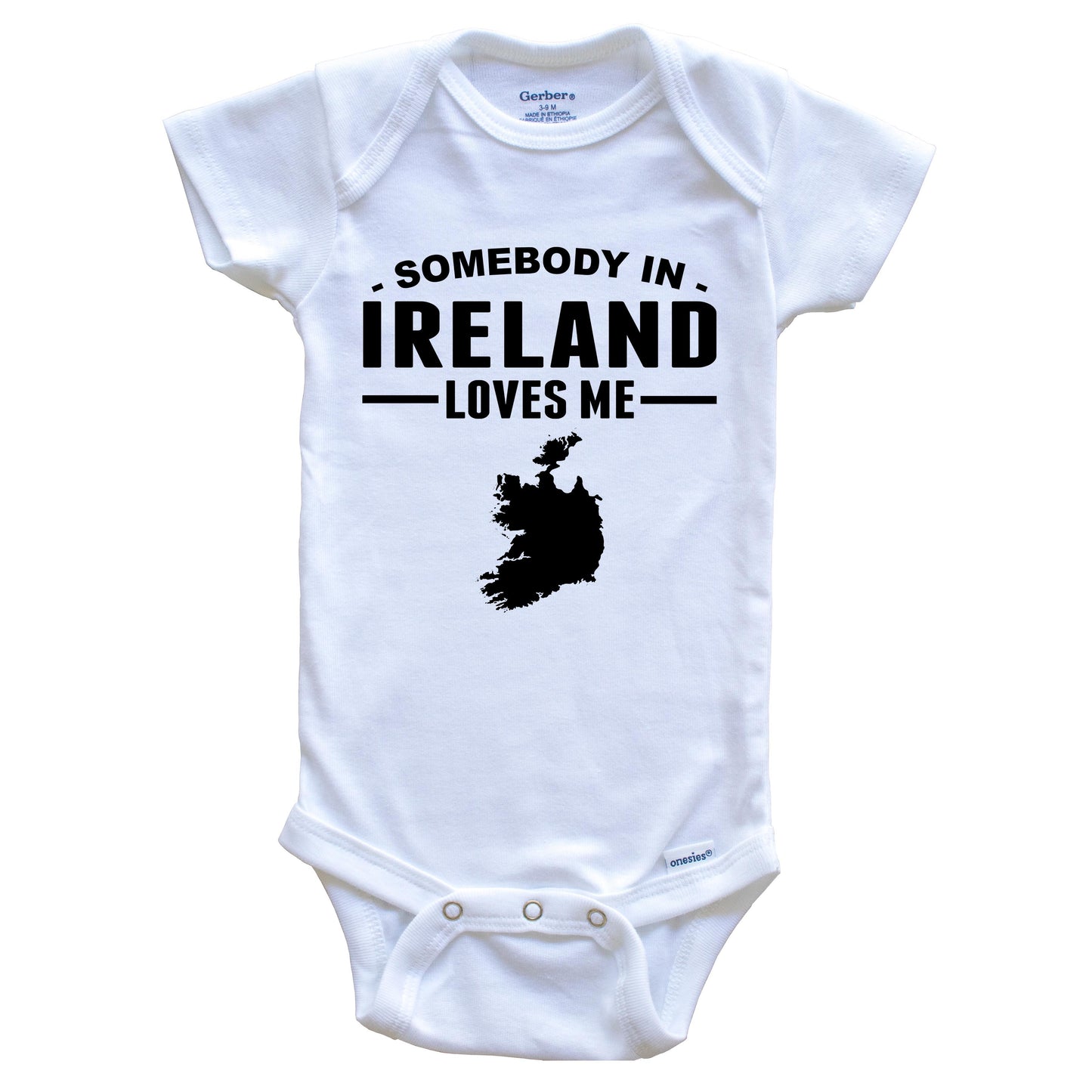 Somebody In Ireland Loves Me Baby Onesie