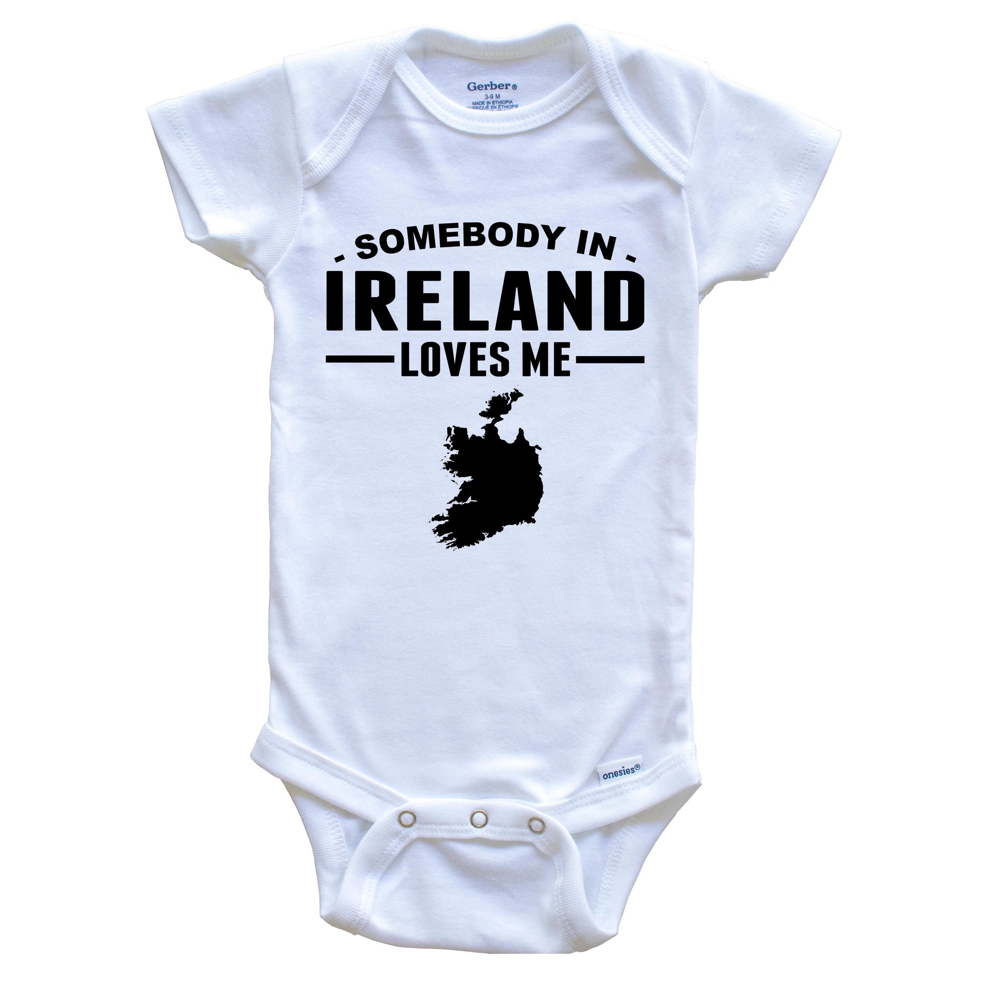 Somebody In Ireland Loves Me Baby Onesie