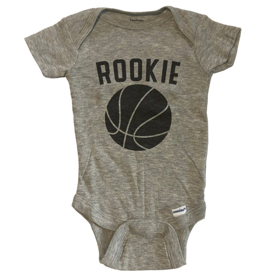 Basketball Rookie Baby Onesie