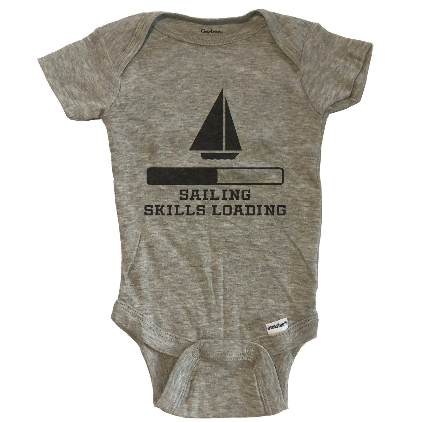 Sailing Skills Loading Funny Sailing Humor Baby Onesie