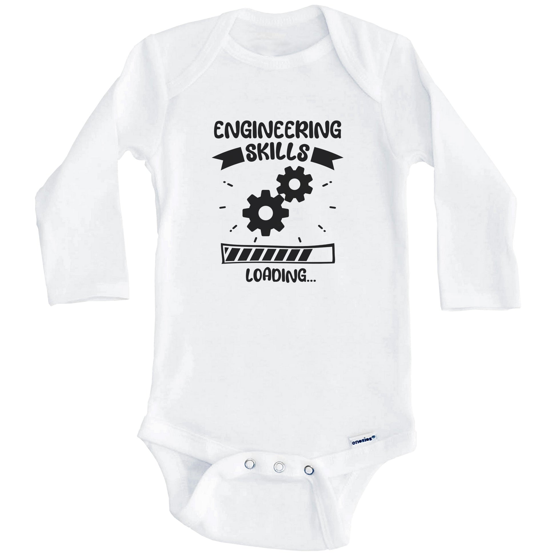 Engineering Skills Loading Funny Engineering Baby Bodysuit (Long Sleeves)
