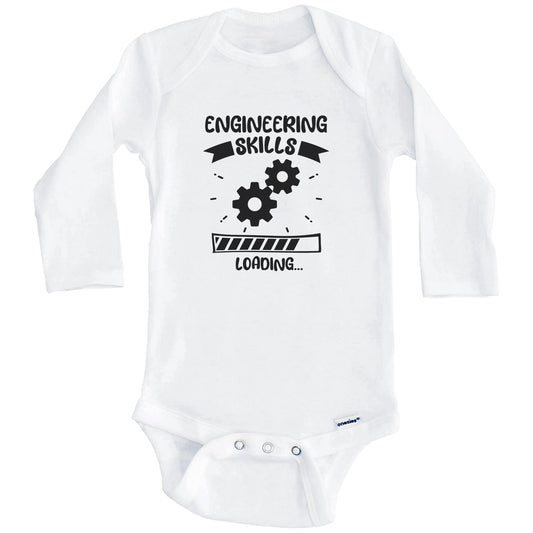 Engineering Skills Loading Funny Engineering Baby Bodysuit (Long Sleeves)