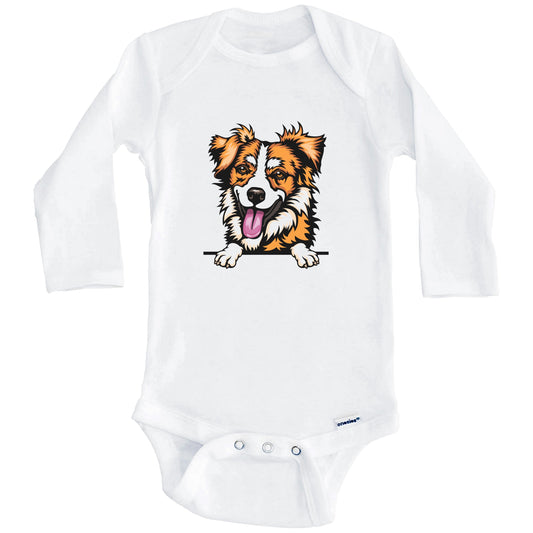 Kromfohrlander Dog Breed Cute One Piece Baby Bodysuit (Long Sleeves)