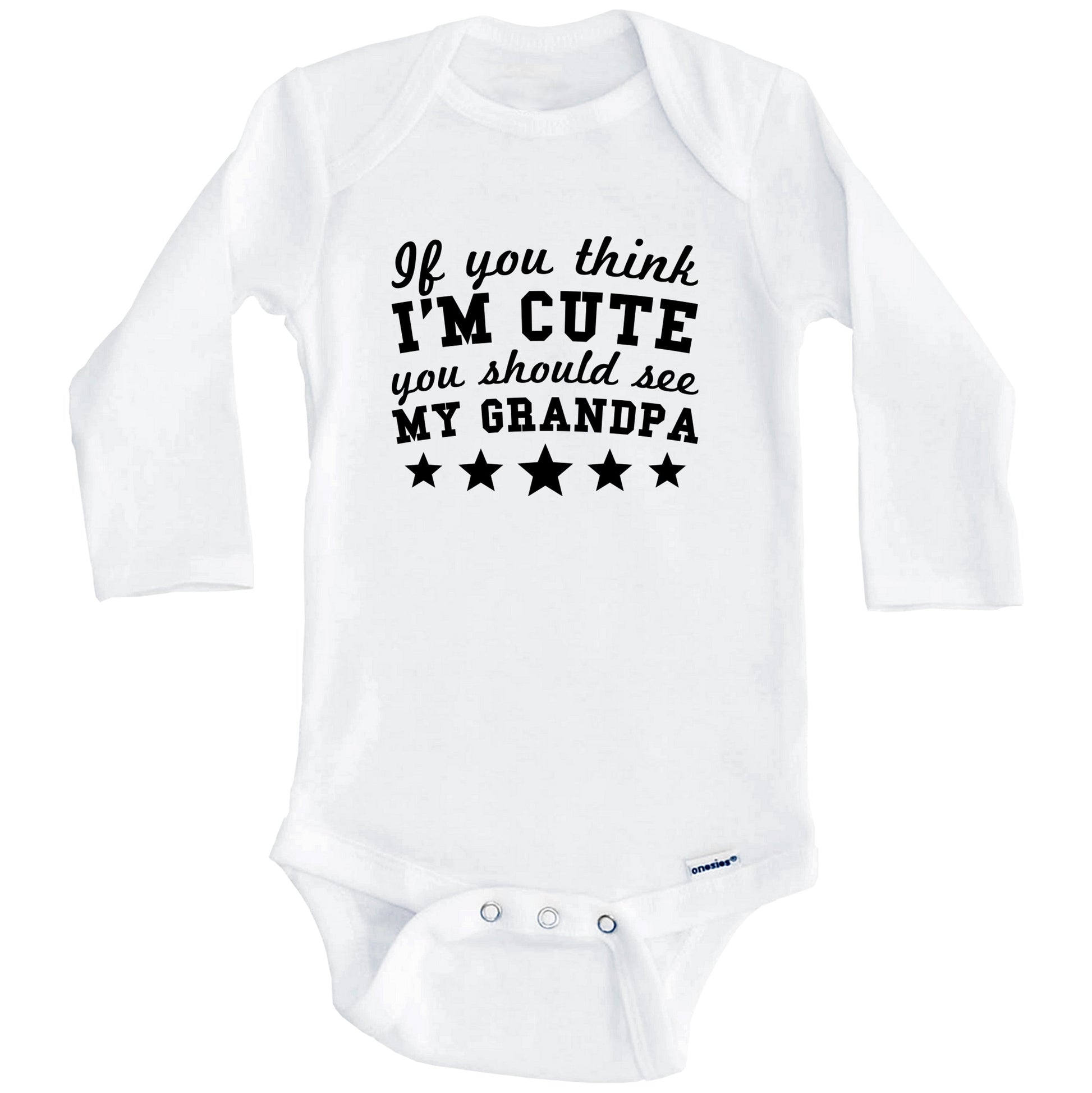 Funny grandpa hot sale baby onesies