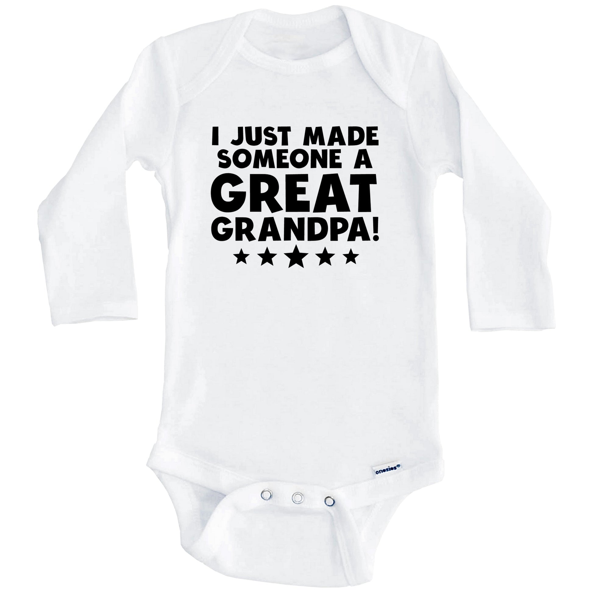 Great best sale grandpa onesie