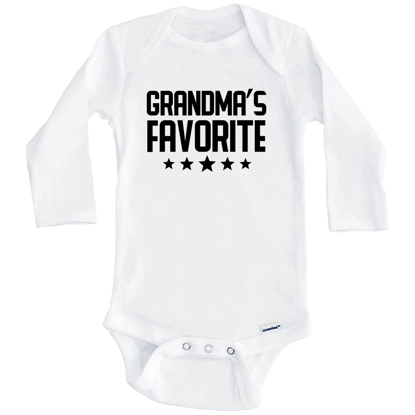 Grandma's Favorite Baby Onesie (Long Sleeves)