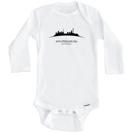 Johannesburg South Africa Cityscape Downtown Skyline Baby Onesie (Long Sleeves)