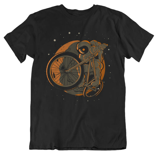 BMX Astronaut Outer Space Spaceman T-Shirt