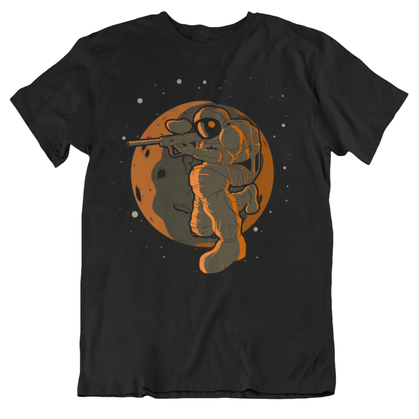 Paintball Astronaut Outer Space Spaceman T-Shirt