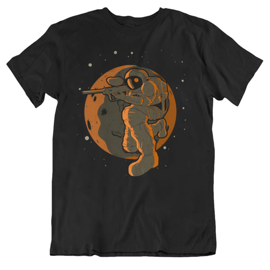 Paintball Astronaut Outer Space Spaceman T-Shirt