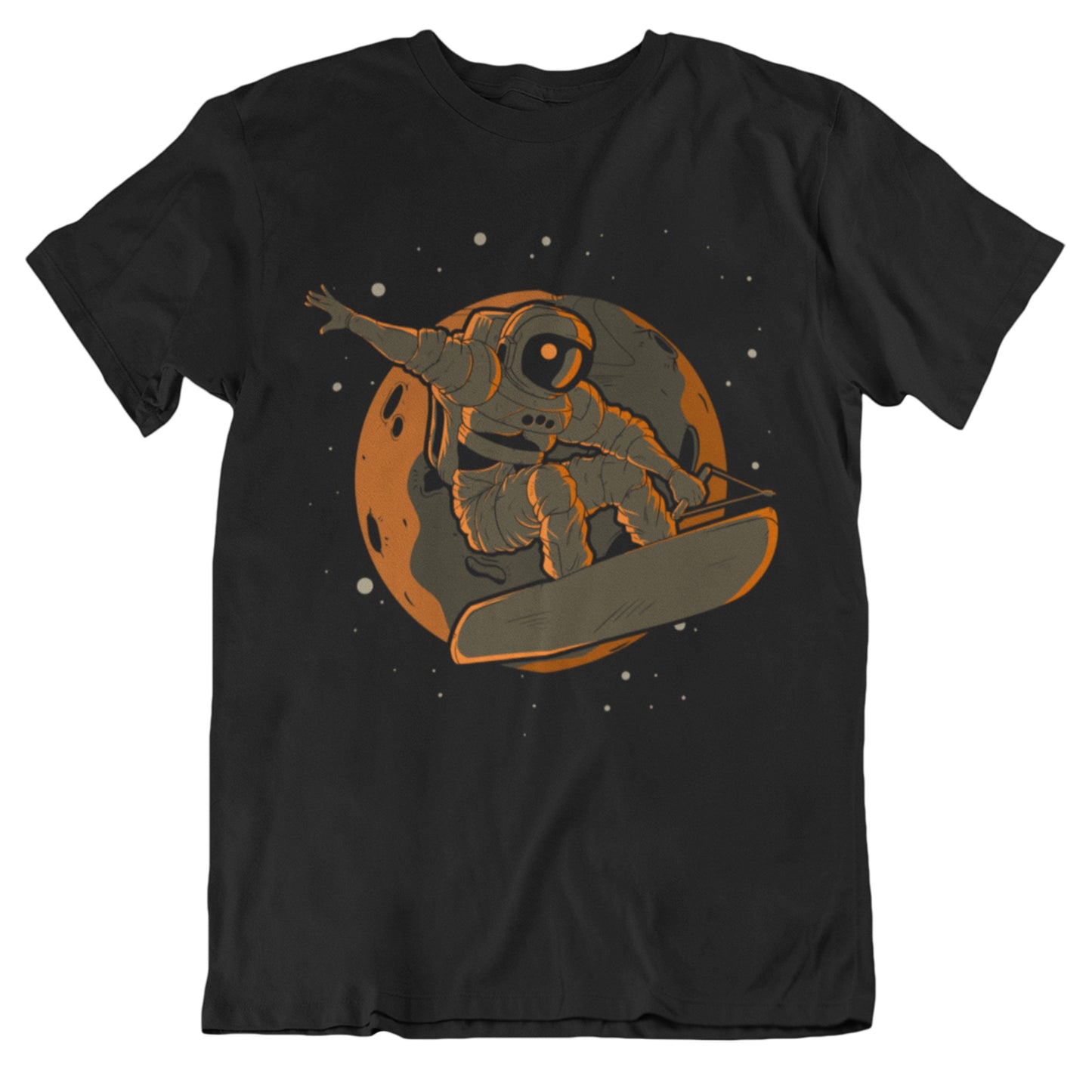 Wakeboarding Astronaut Outer Space Spaceman T-Shirt