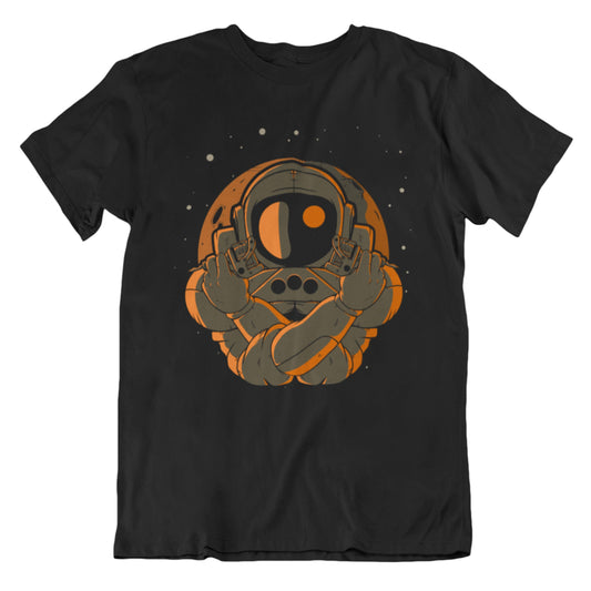 Tattoo Artist Astronaut Outer Space Spaceman Tattoo T-Shirt - Men's Astronaut Shirt