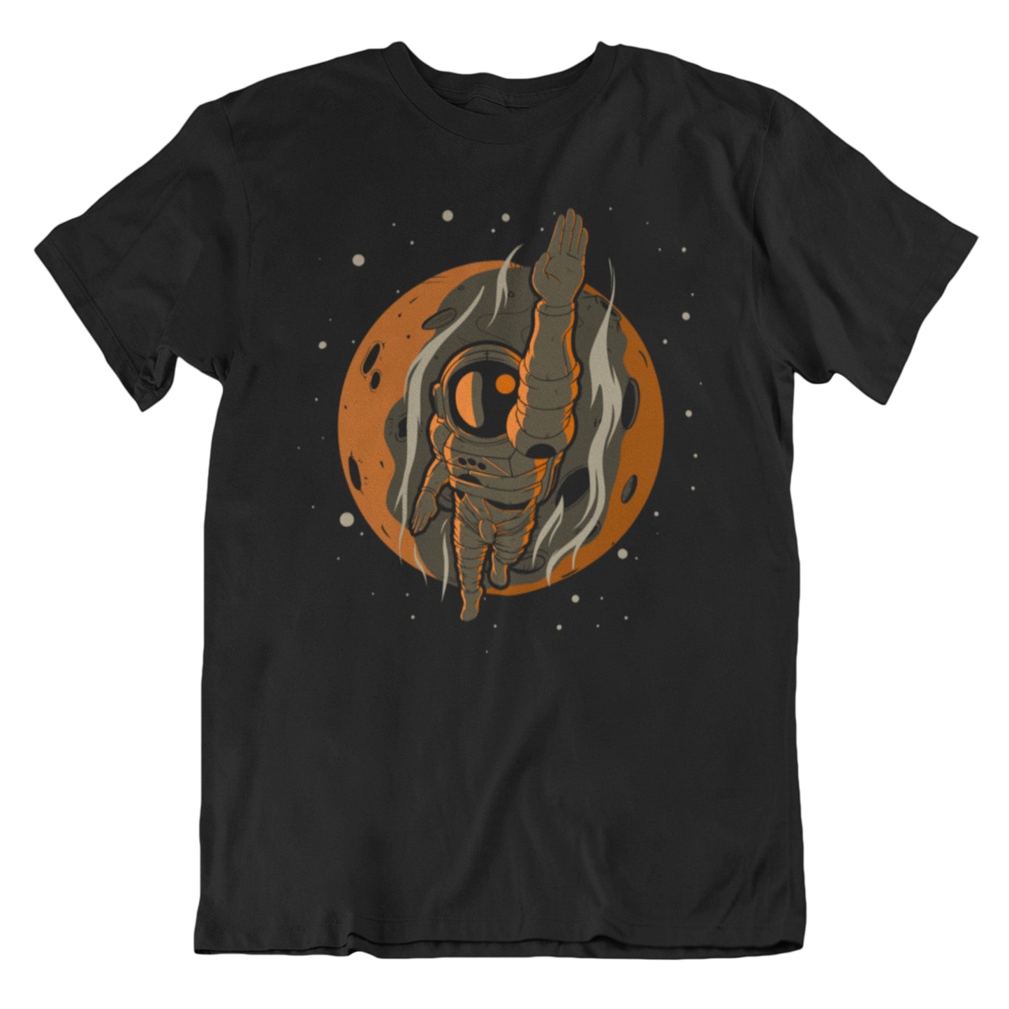 Swimmer Astronaut Outer Space Spaceman Swimming T-Shirt - Men's Astronaut Shirt