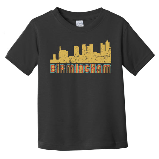 Retro Birmingham Alabama Skyline Infant / Toddler T-Shirt